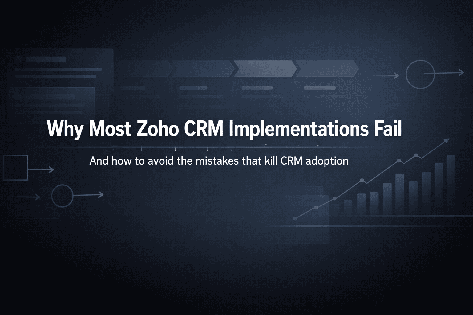 Why Most Zoho CRM Implementations Fail (And How to Ensure Yours Succeeds)